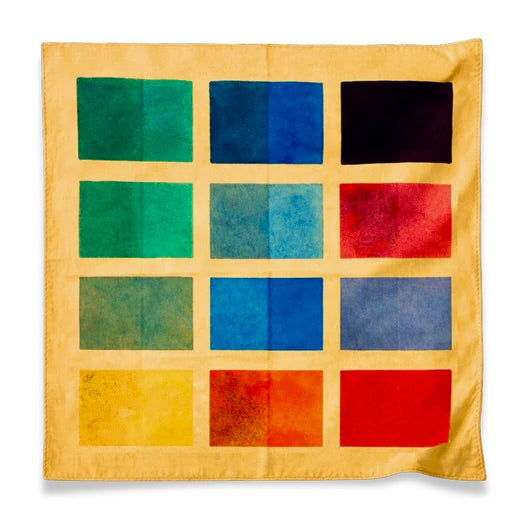 "Watercolor Exercise" Cotton Bandana by John Derian