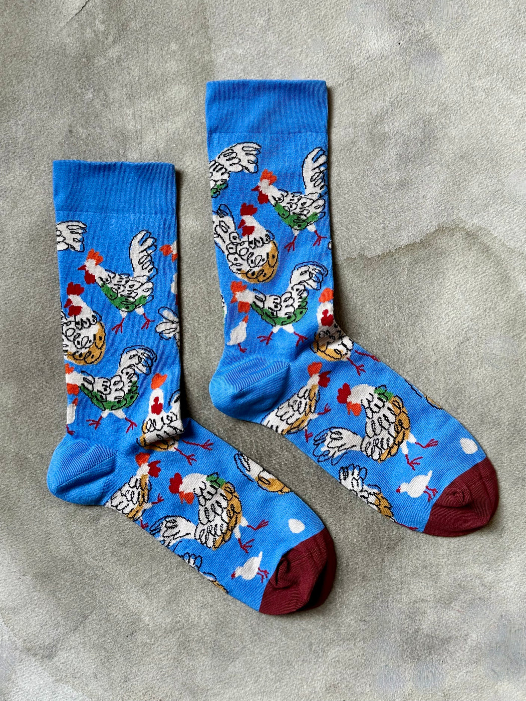 "Chicken" Socks by Bonne Maison