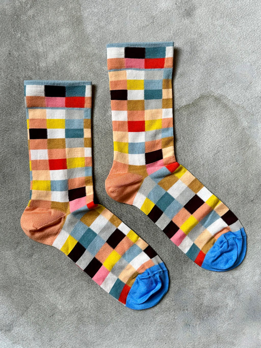 "Color Block" Socks by Bonne Maison