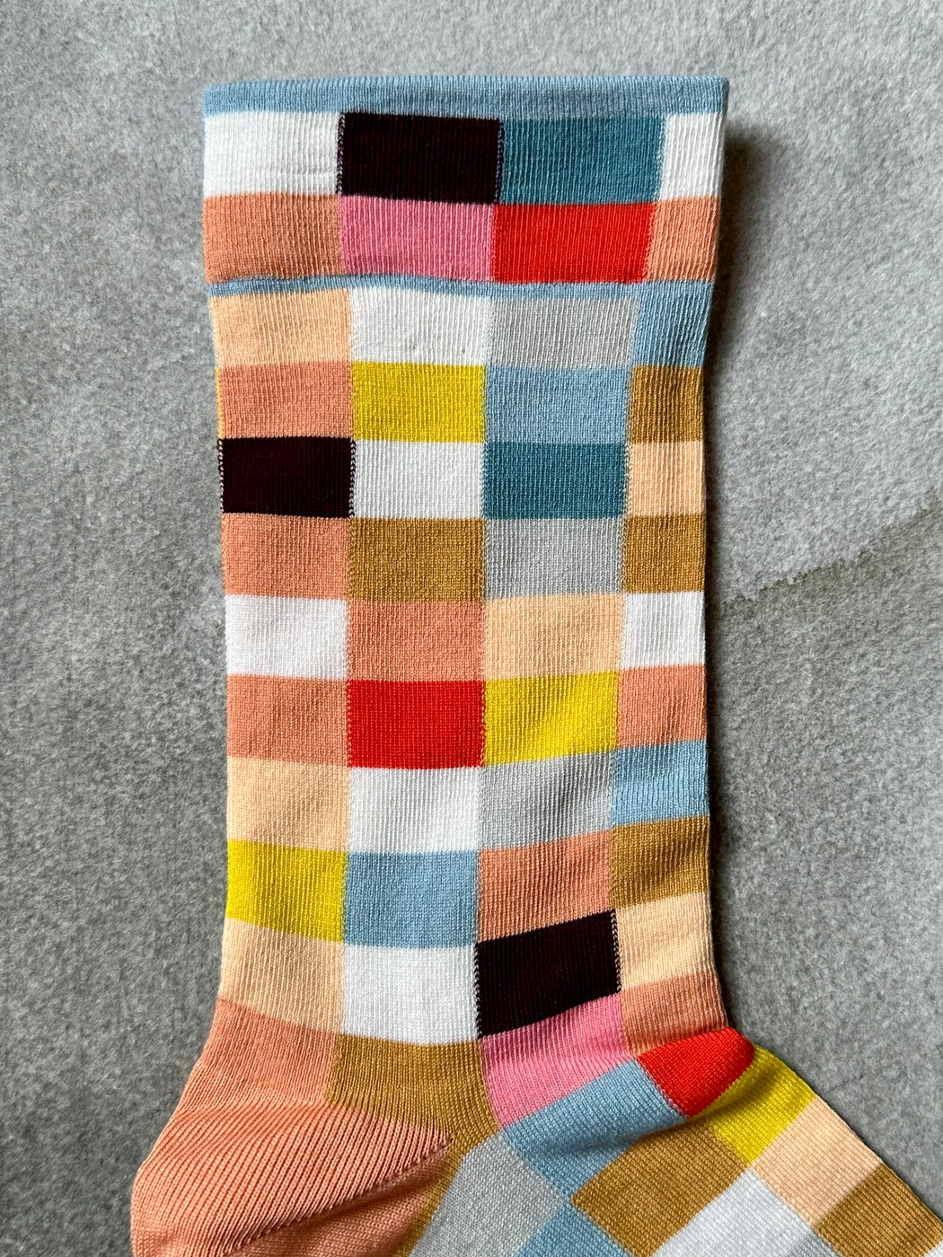 "Color Block" Socks by Bonne Maison