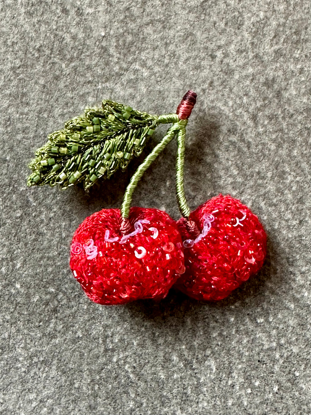 "Cherry" Brooch by Trovelore