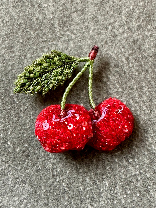 "Cherry" Brooch by Trovelore