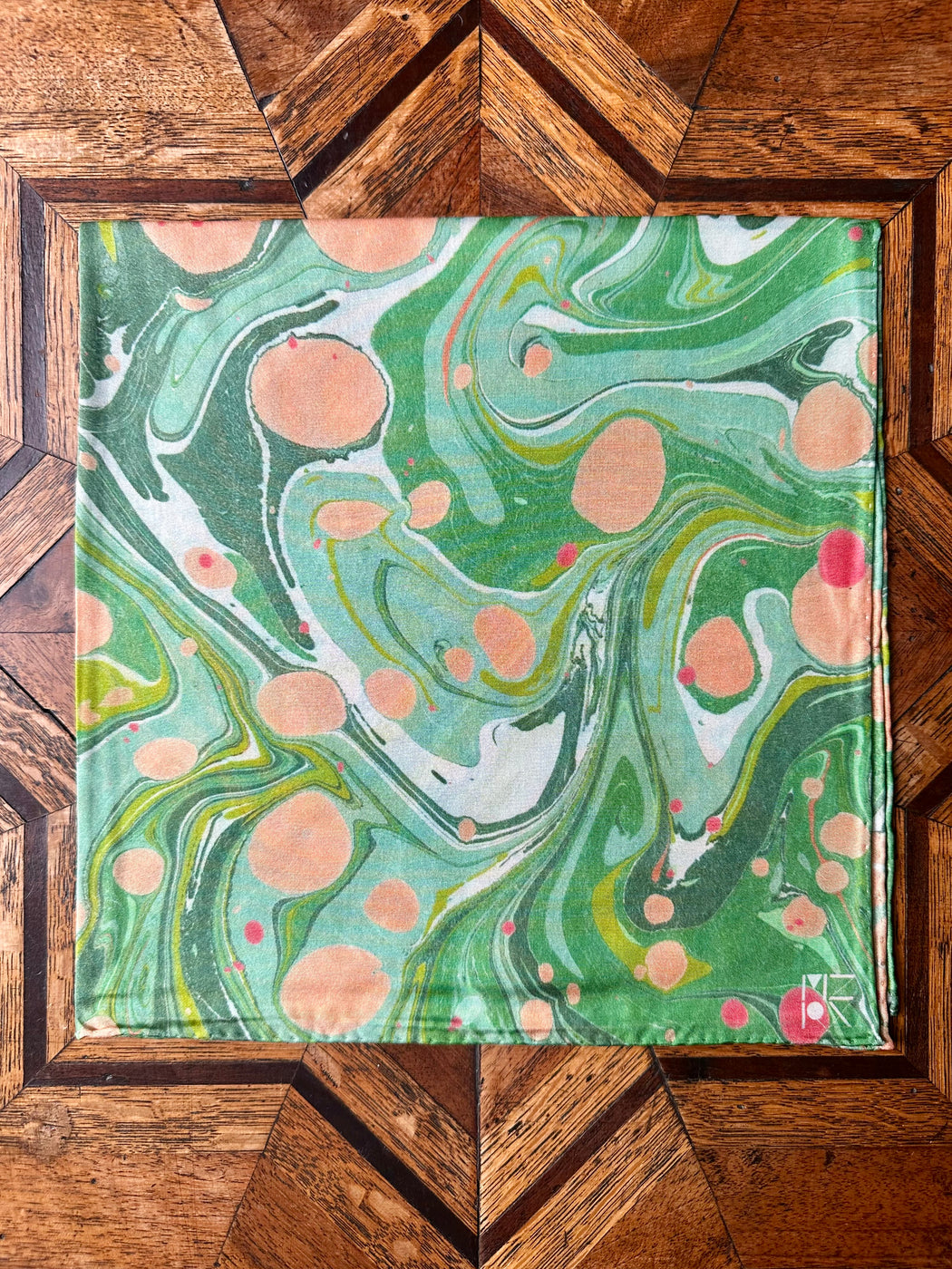 Silk Scarf by Mercedes Rex - Greens