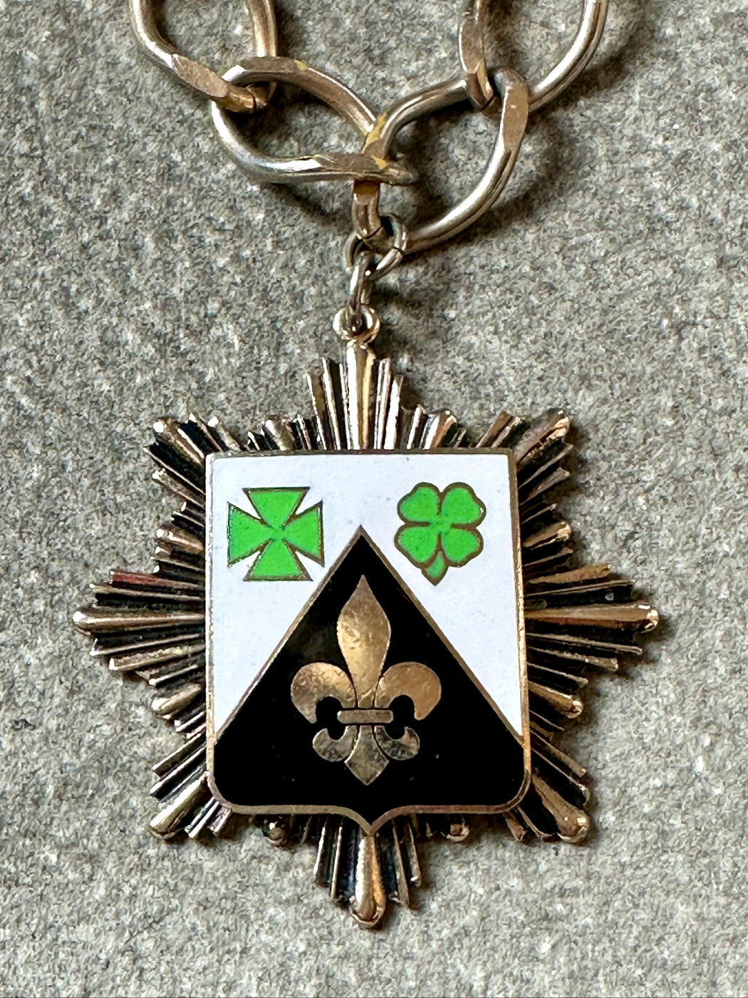 Vintage "Good Luck" Necklace