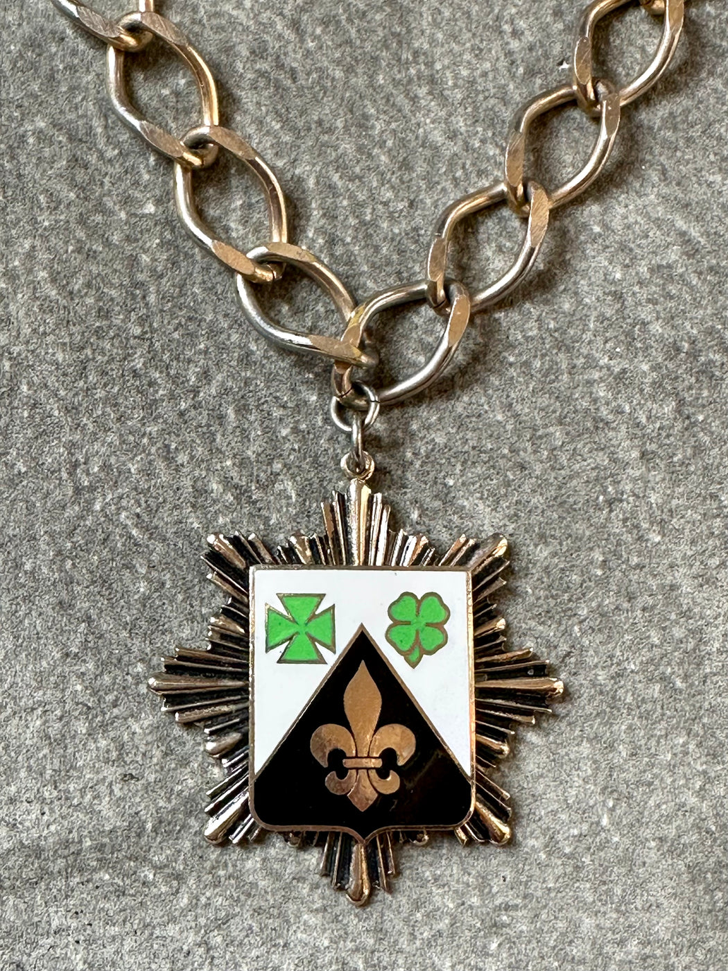 Vintage "Good Luck" Necklace