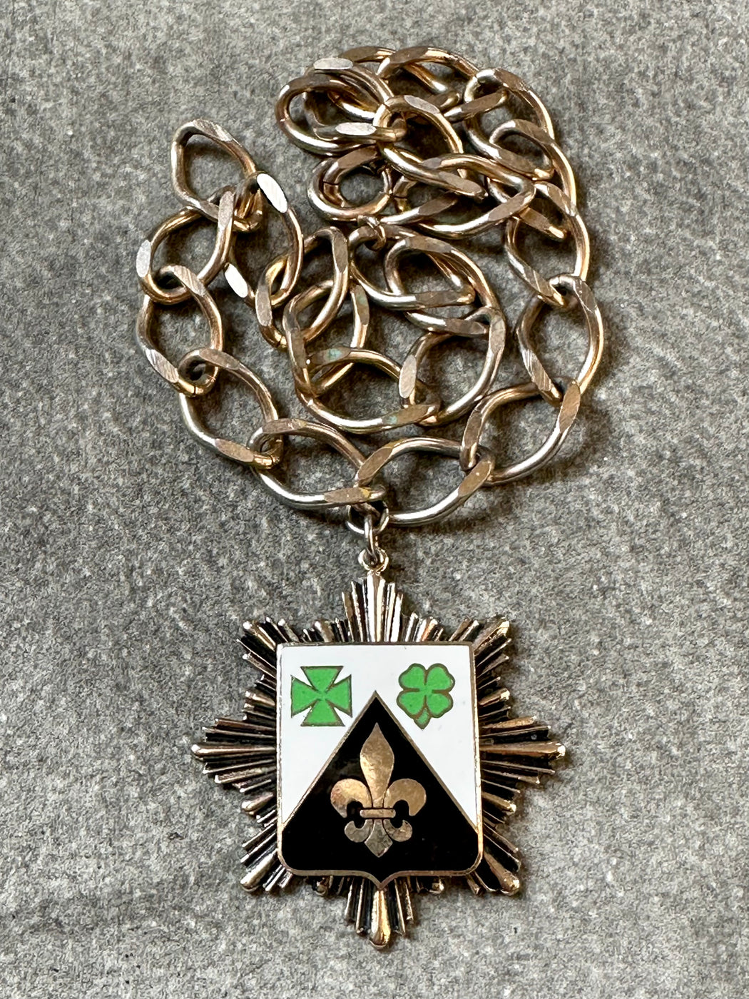 Vintage "Good Luck" Necklace