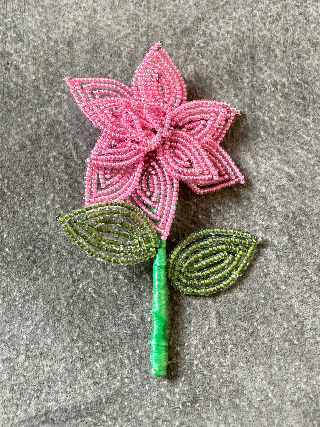 Vintage Flower Brooch and Earrings