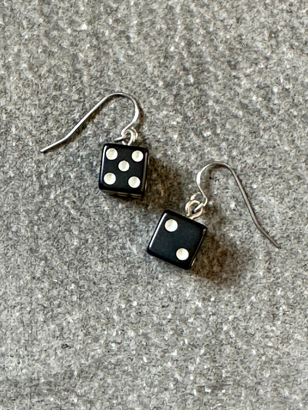 Vintage Dice Earrings