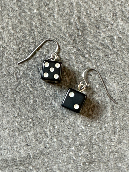 Vintage Dice Earrings
