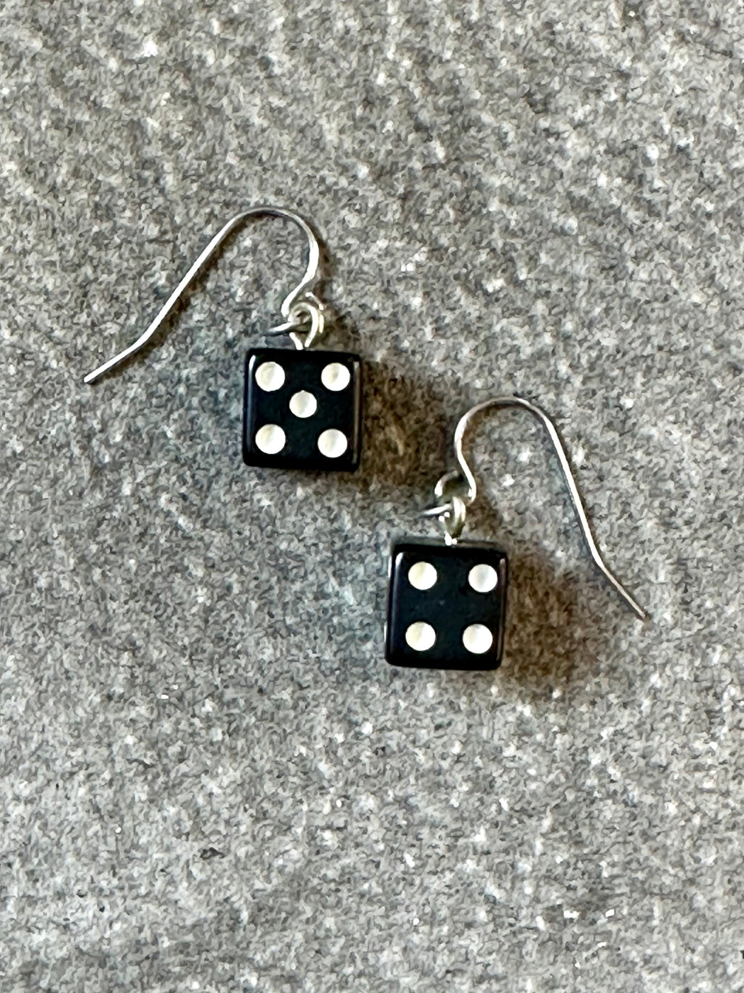 Vintage Dice Earrings