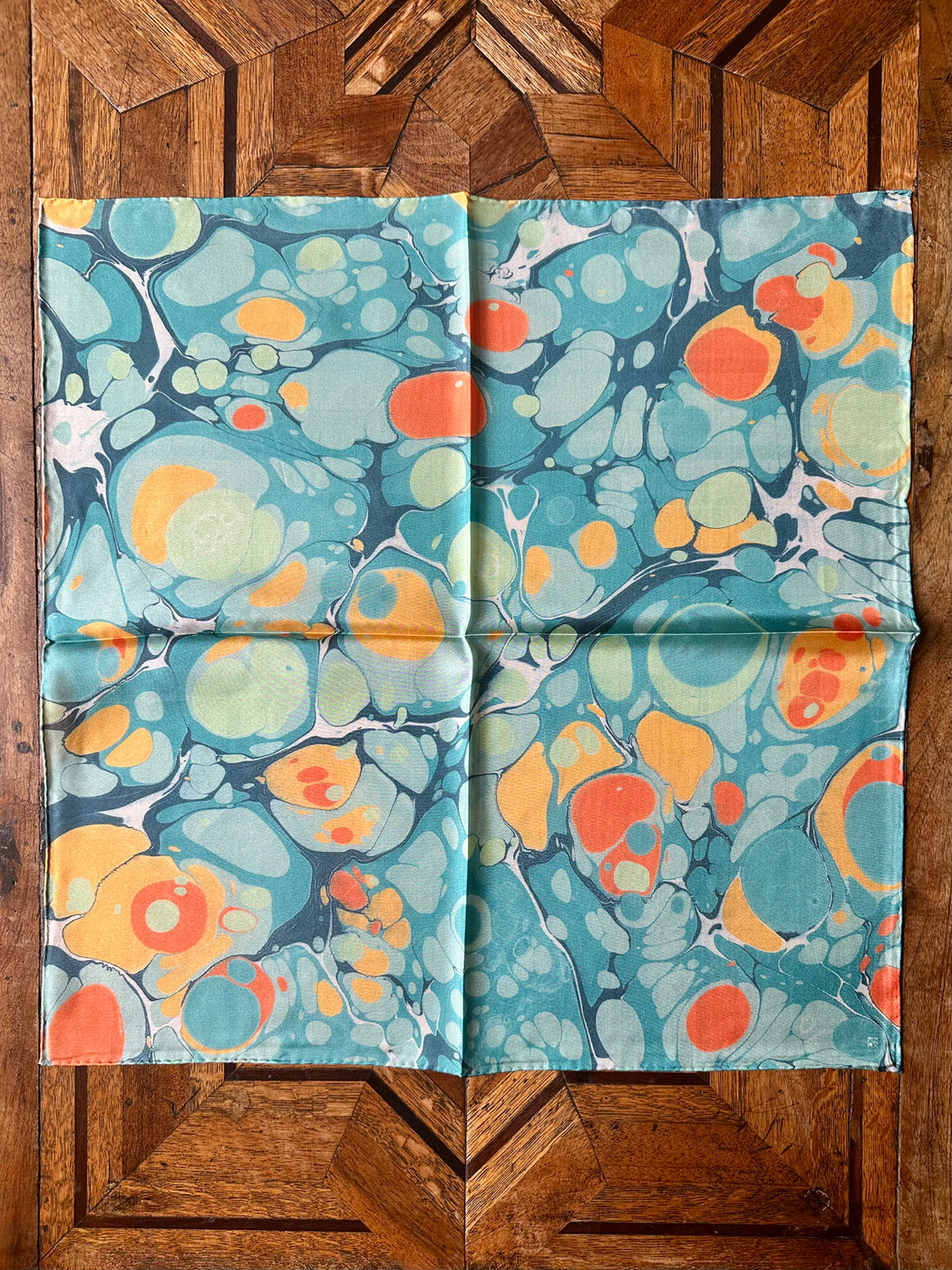 Silk Scarf by Mercedes Rex - Blues