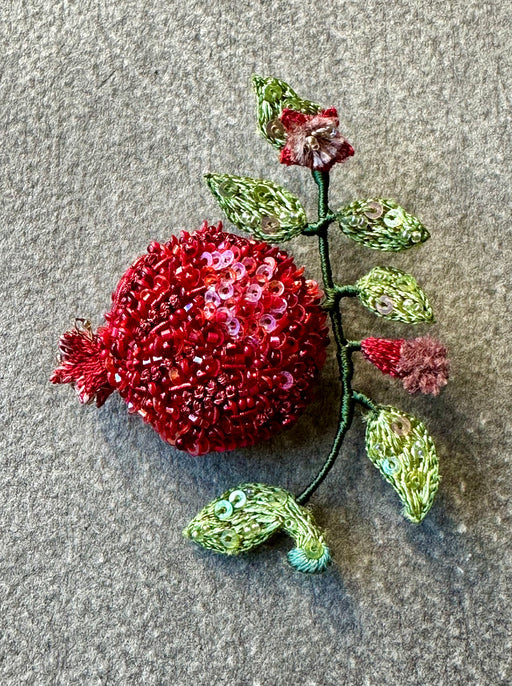 "Pomegranate" Brooch by Trovelore