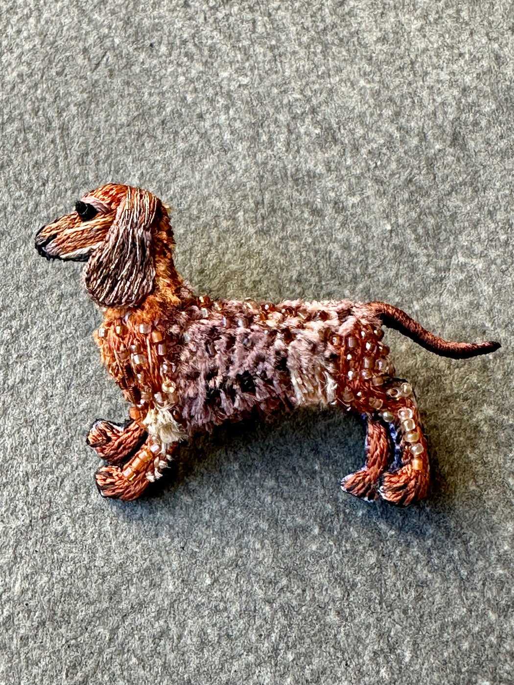 "Dachshund" Brooch by Trovelore