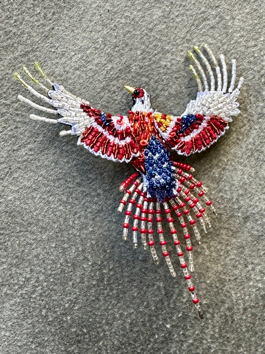 "Eliot's Pheasant" Brooch by Trovelore