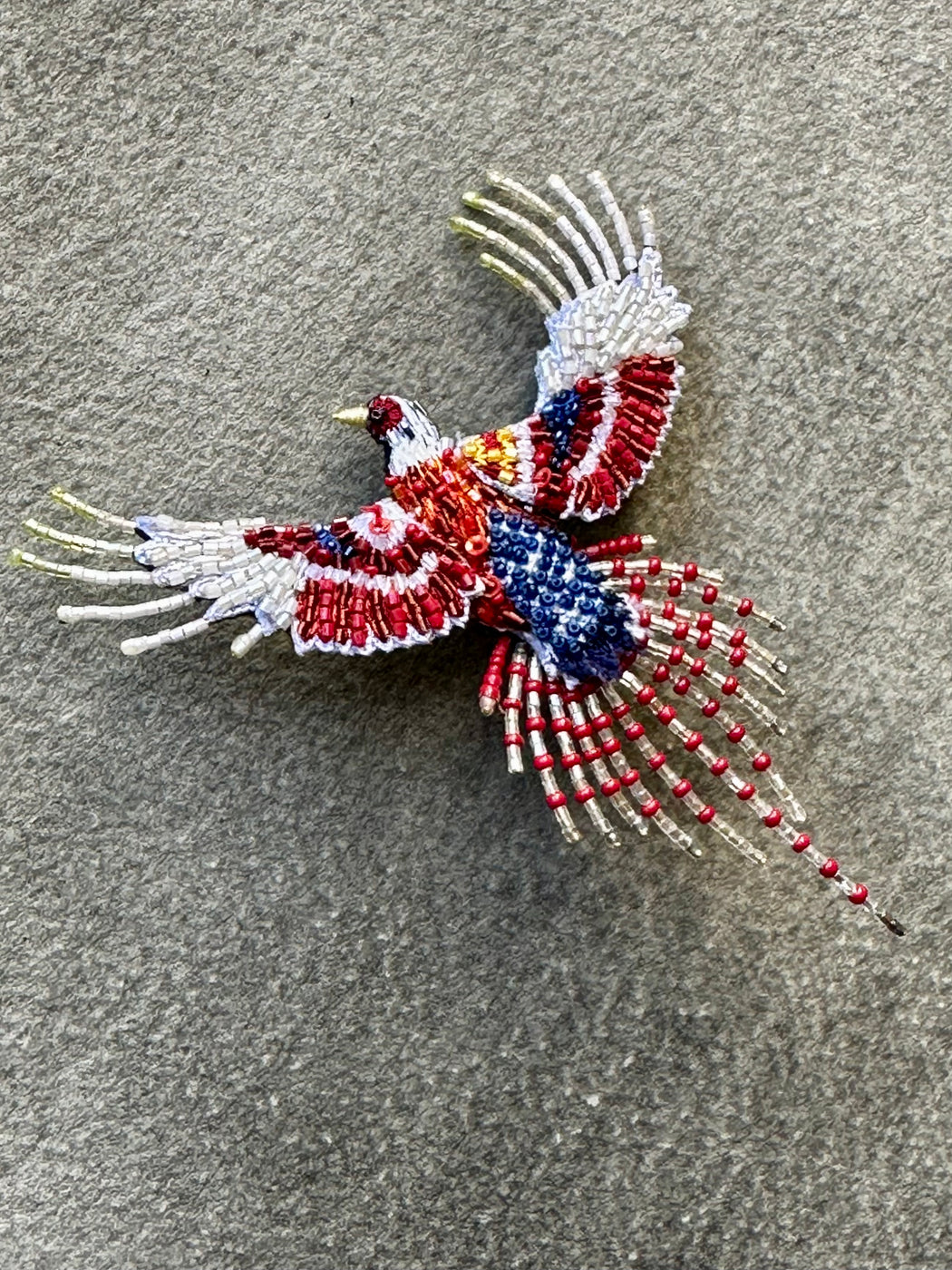 "Eliot's Pheasant" Brooch by Trovelore