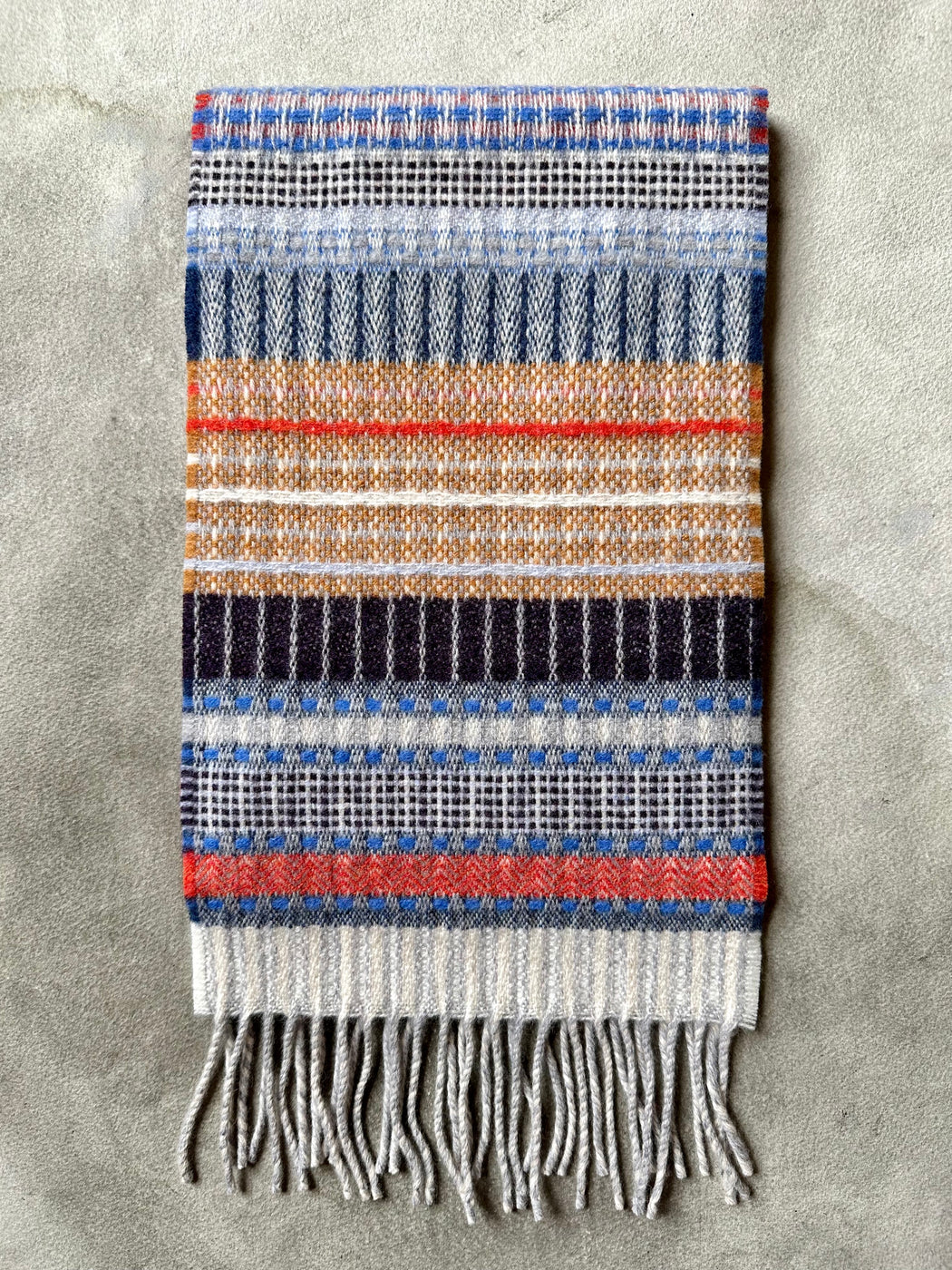 Wallace Sewell "Fremont" Merino Wool Scarf - Lobster