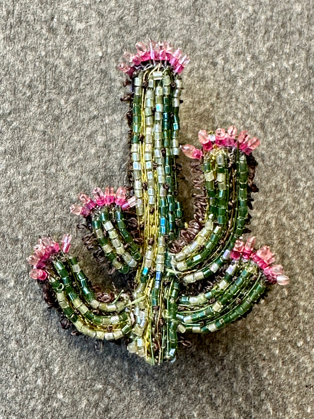 "Desert Cactus" Brooch by Trovelore