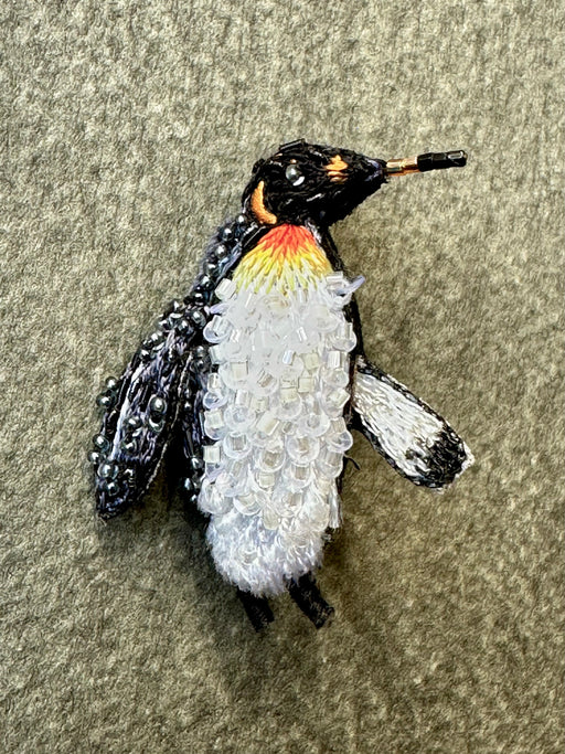 "King Penguin" Brooch by Trovelore