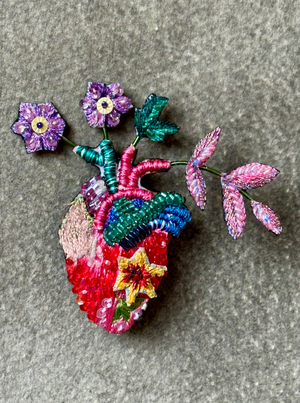 "Wild at Heart" Brooch by Trovelore