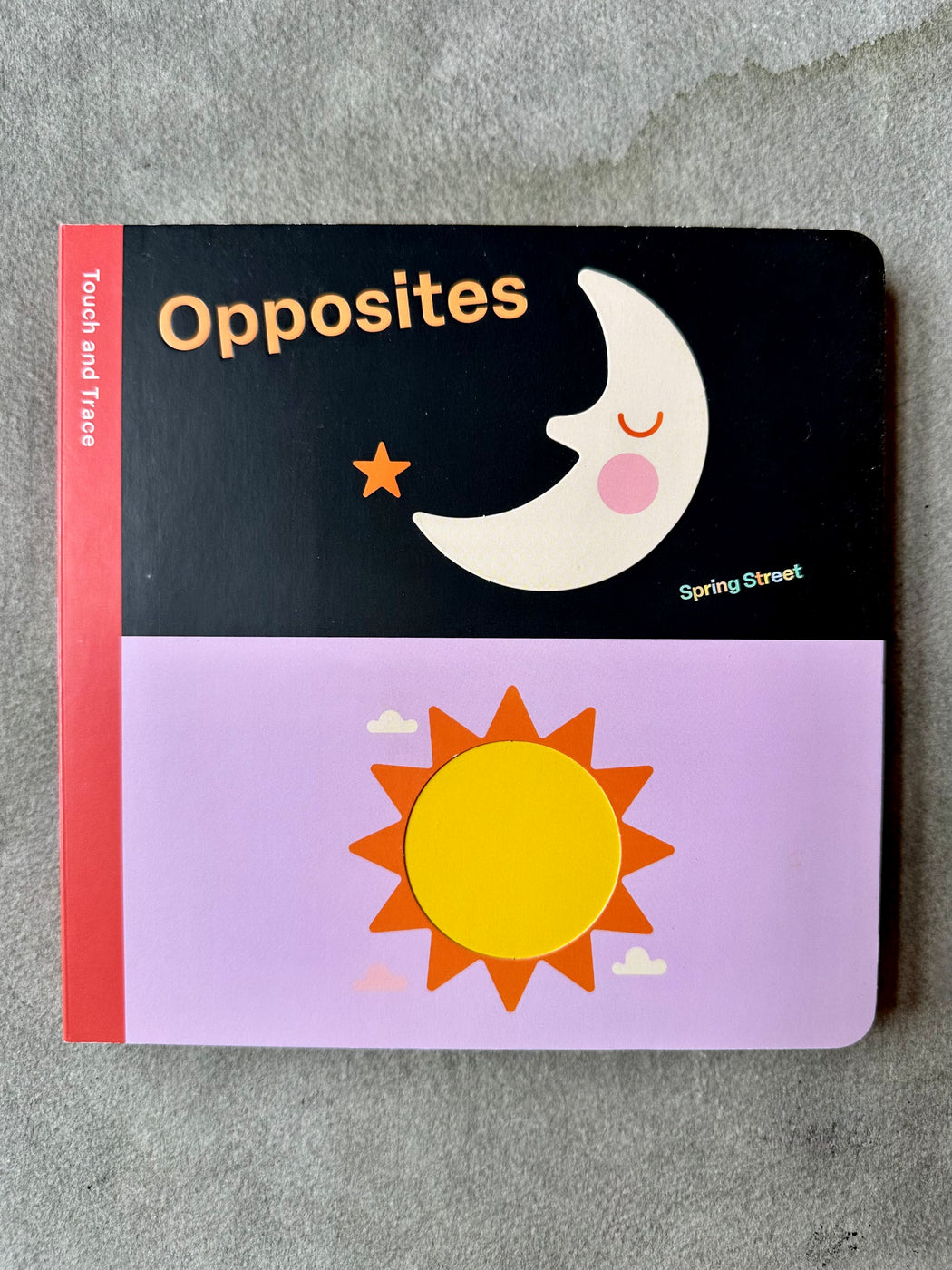 "Opposites" Touch and Trace Book