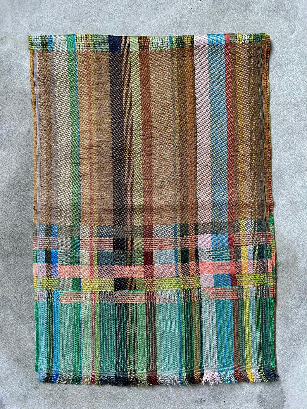 Wallace Sewell "Aldine" Silk and Linen Scarf - Orchard