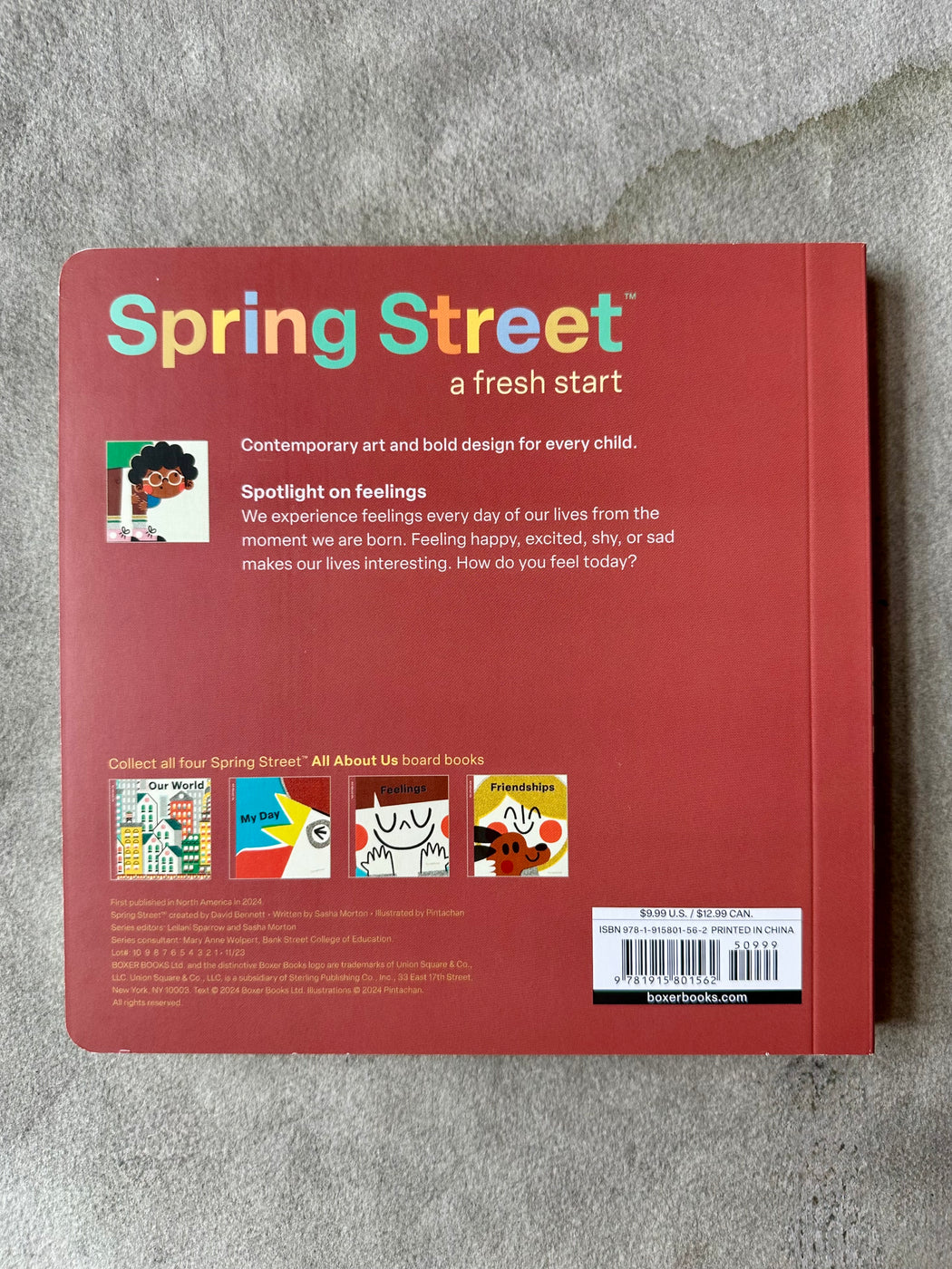 "Feelings" Touch and Trace Book
