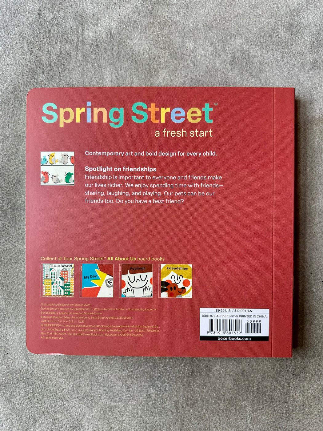 "Friendships" Touch and Trace Book