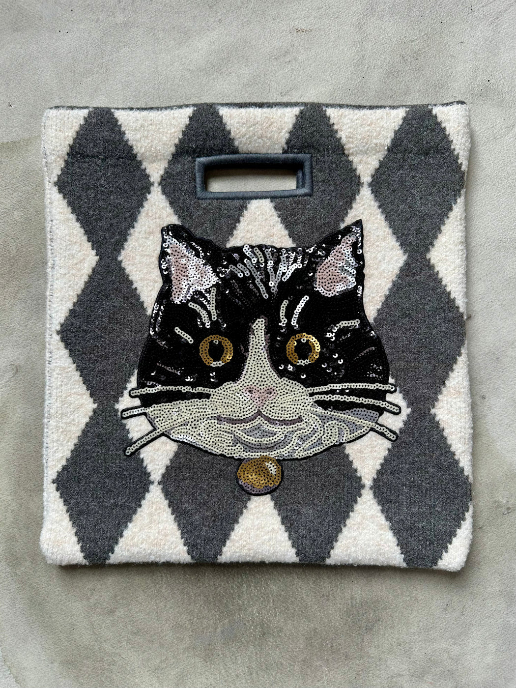 "Cheshire Cat" Tote by Timmy Tan