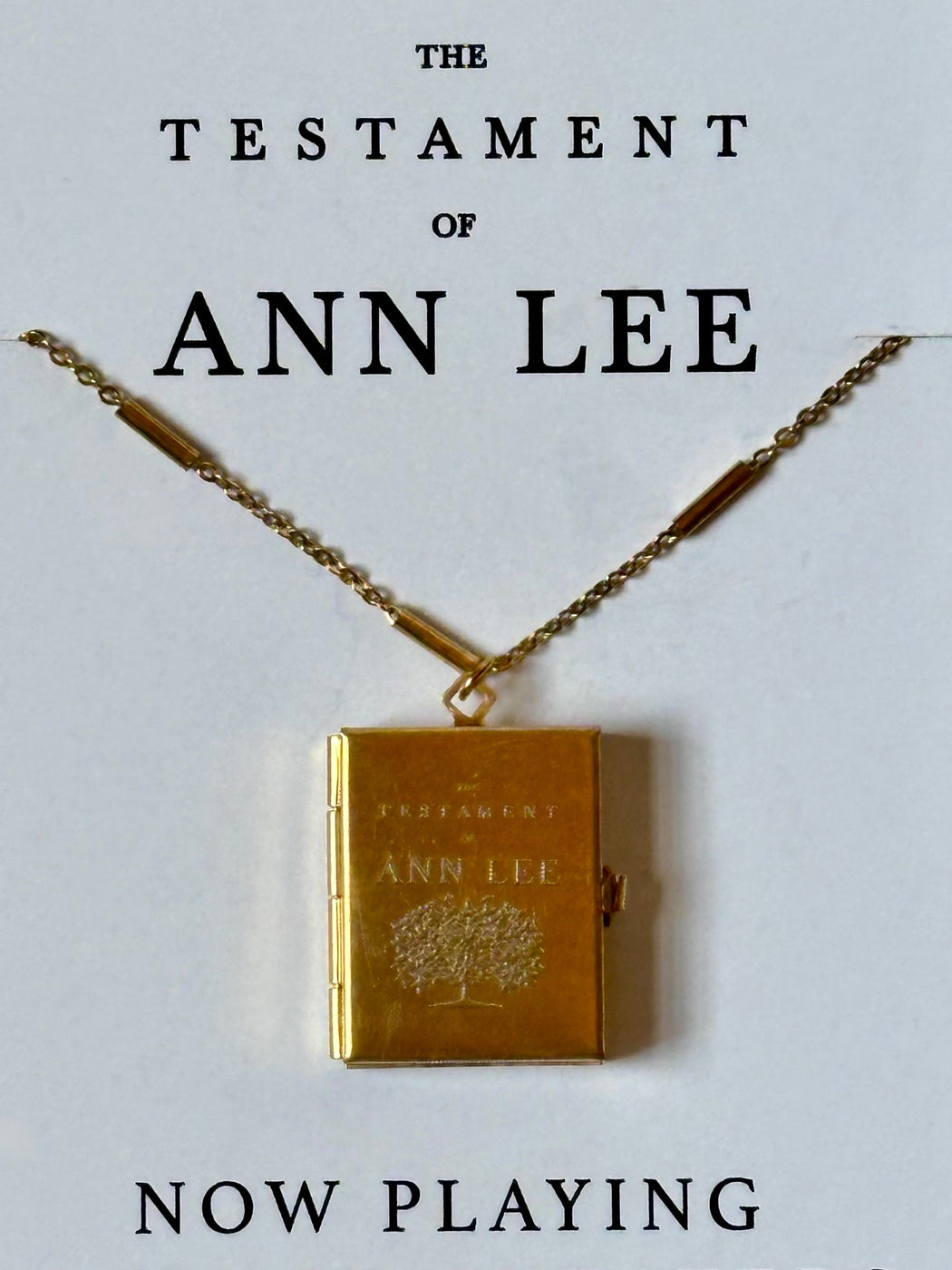 Complimentary Gift with "The Testament of Ann Lee" Purchases