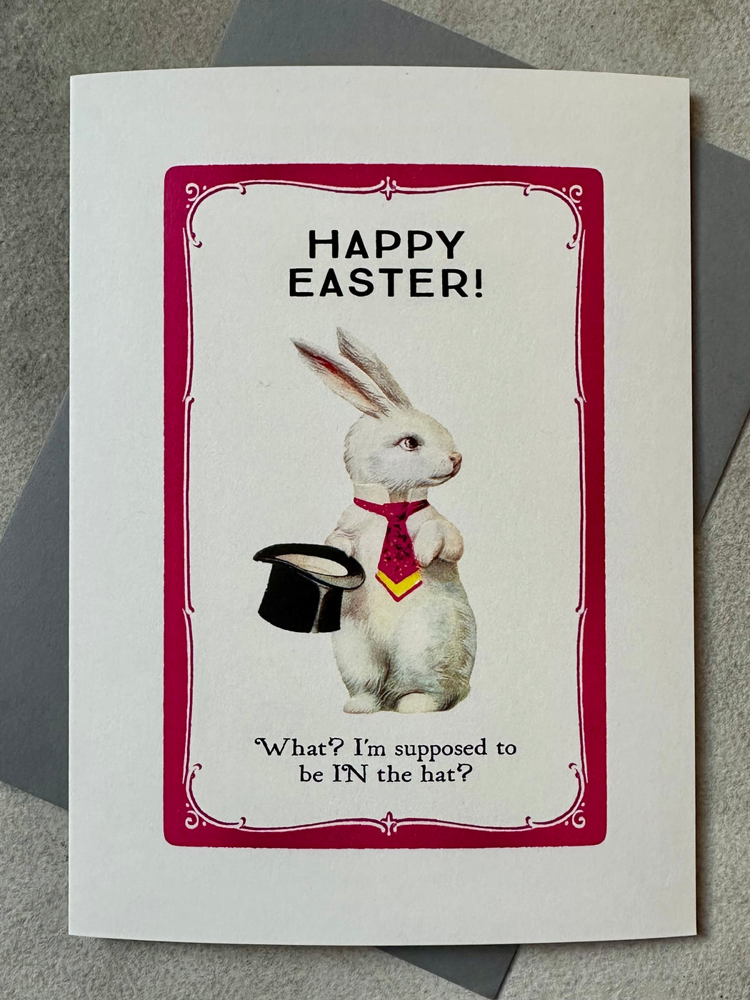 "IN the Hat?" Easter Card