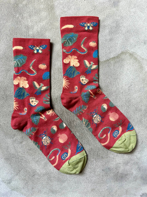 "Natural History" Socks by Bonne Maison