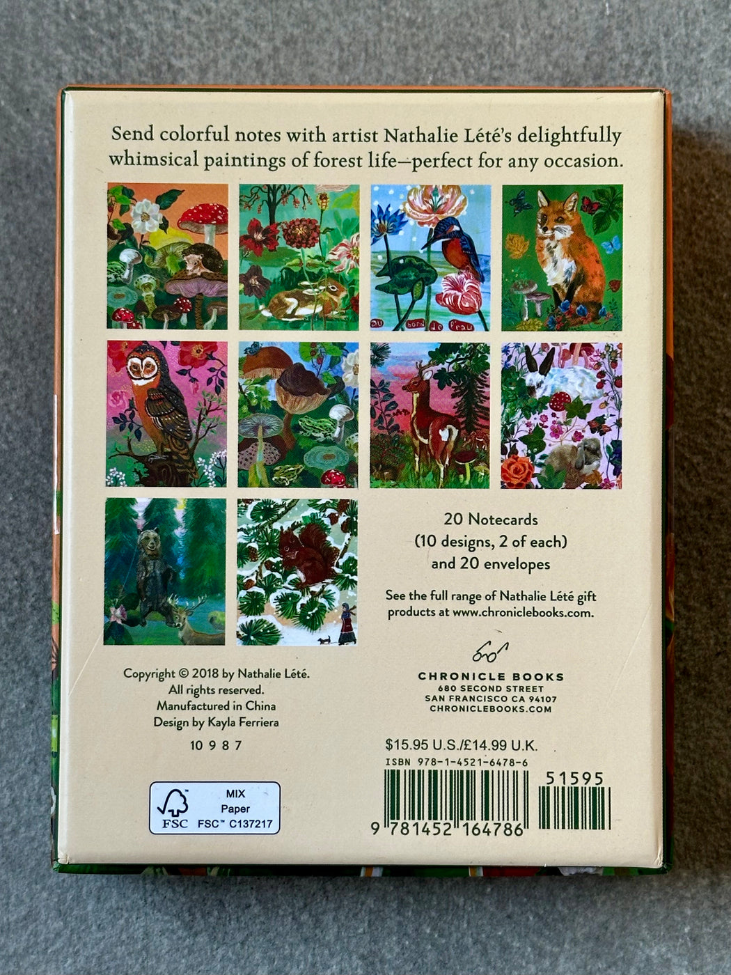 "Forest Life Notes" by Nathalie Lete