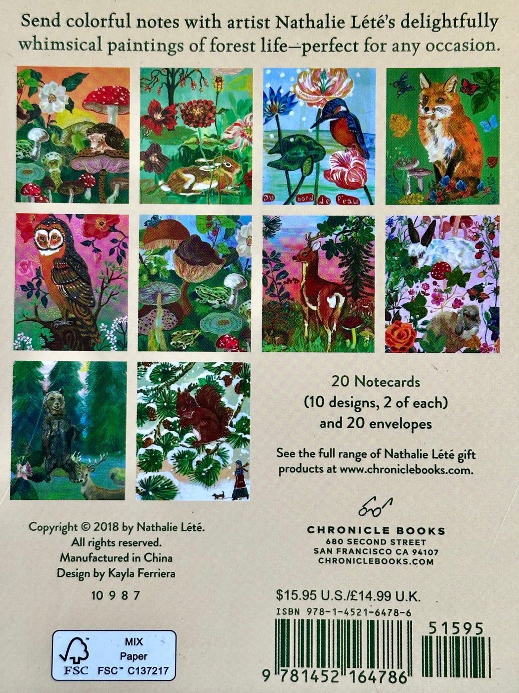 "Forest Life Notes" by Nathalie Lete