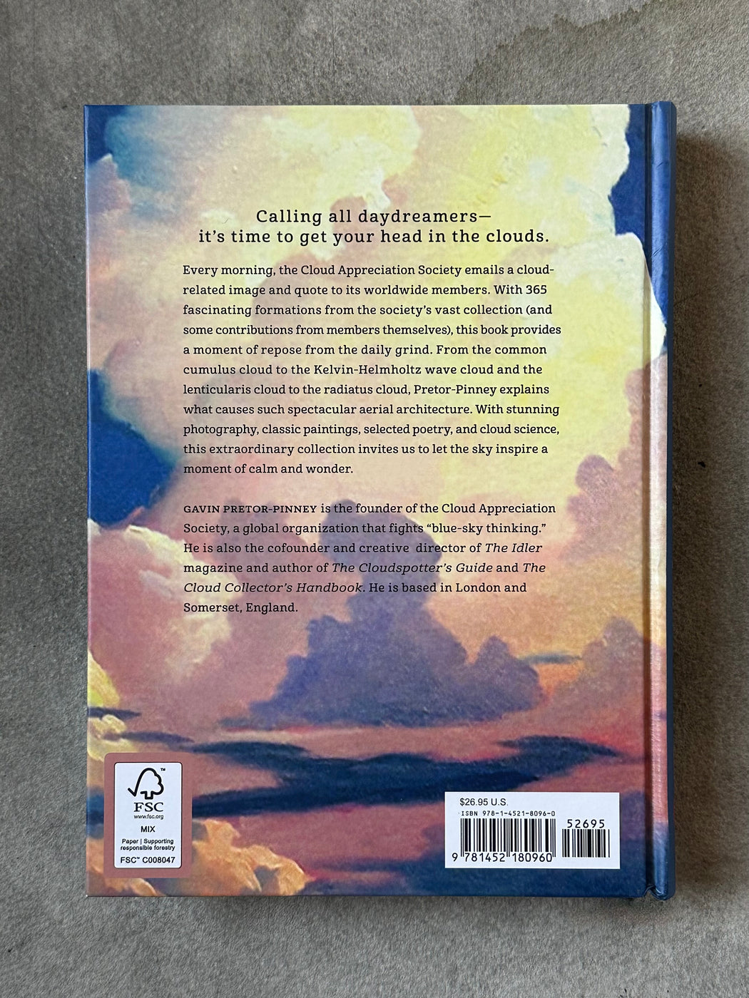 "A Cloud A Day" by Gavin Pretor-Pinney