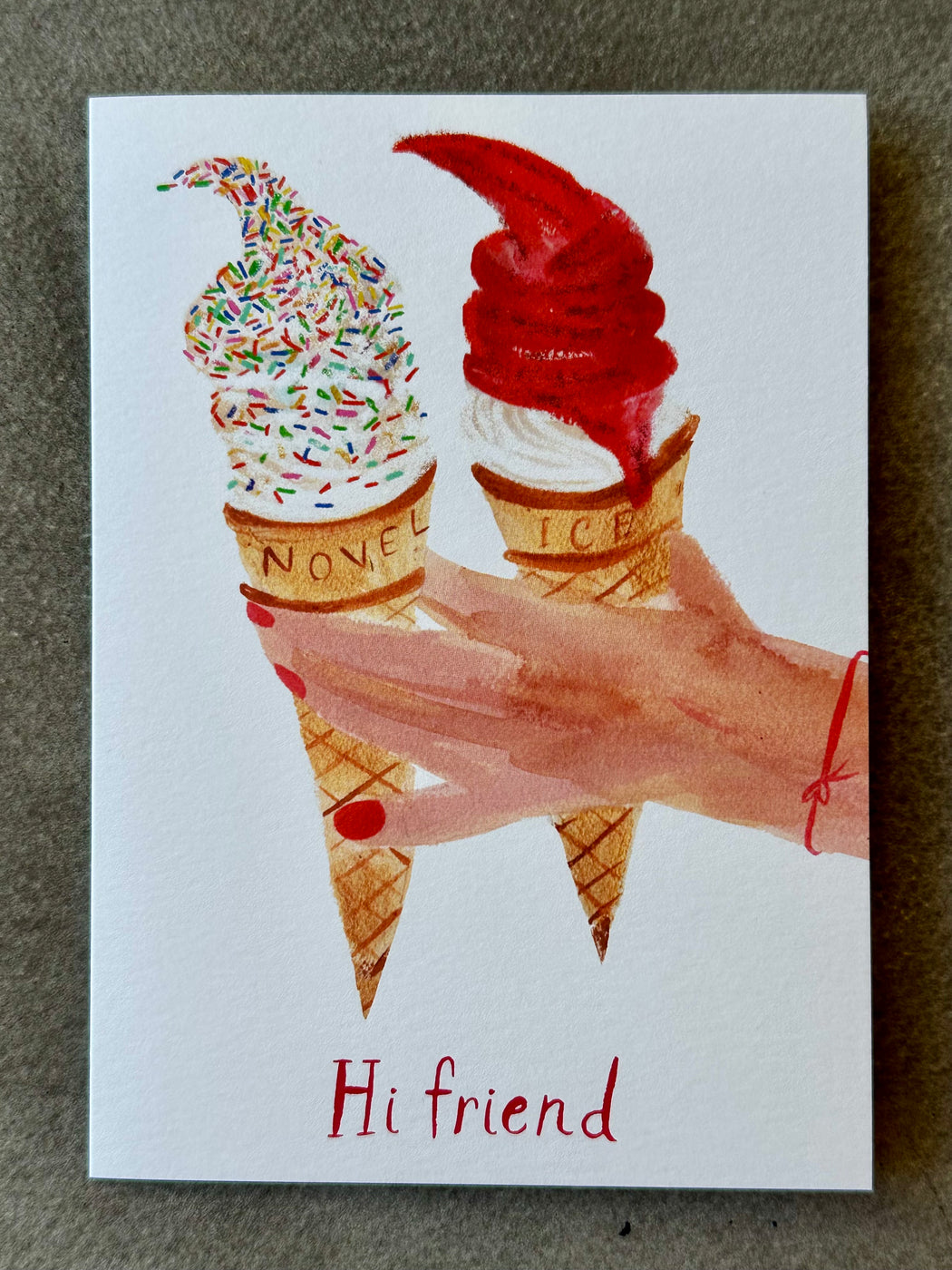 "Hi Friend" Card by Mr. Boddington's Studio