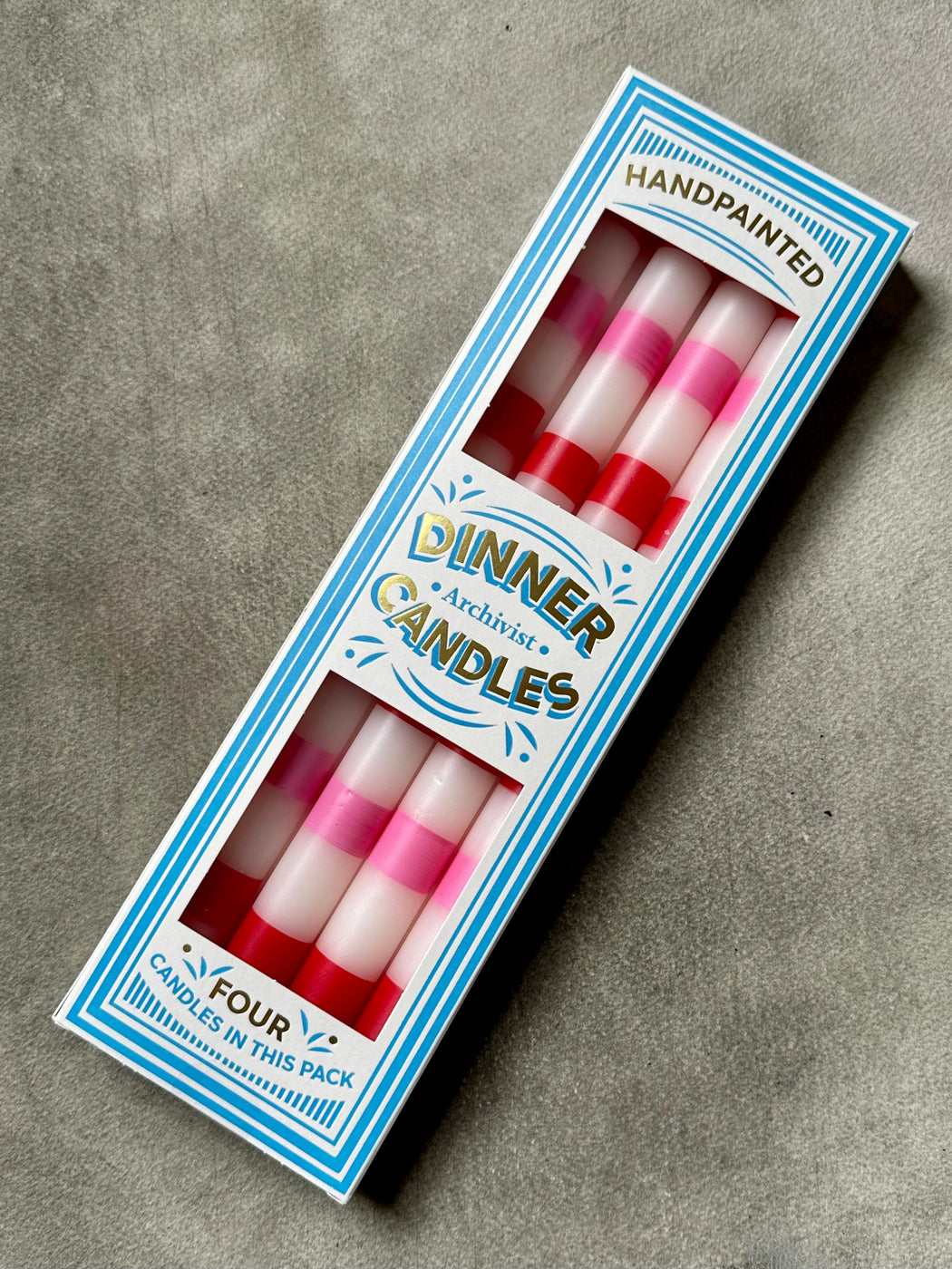 "Pink & Red" Candles by Archivist Gallery