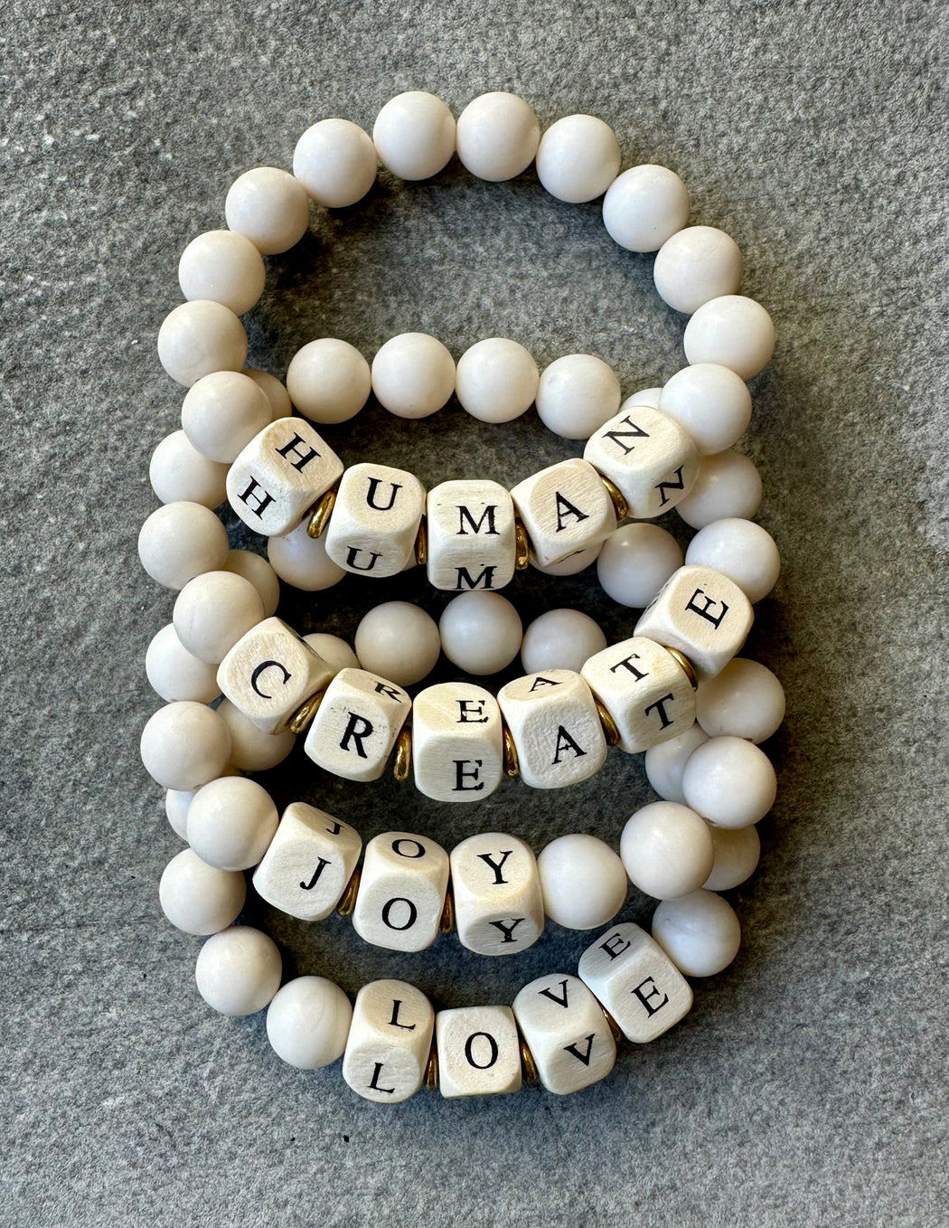Sandrine France "Message" Bracelet:  Joy
