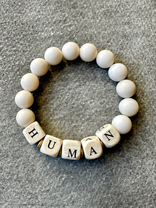Sandrine France "Message" Bracelet:  Human
