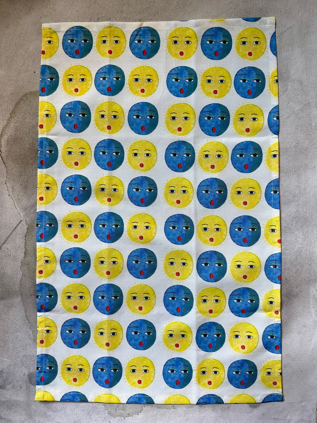 "The Sun and Moon" Tea Towel