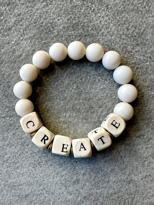 Sandrine France "Message" Bracelet:  Create