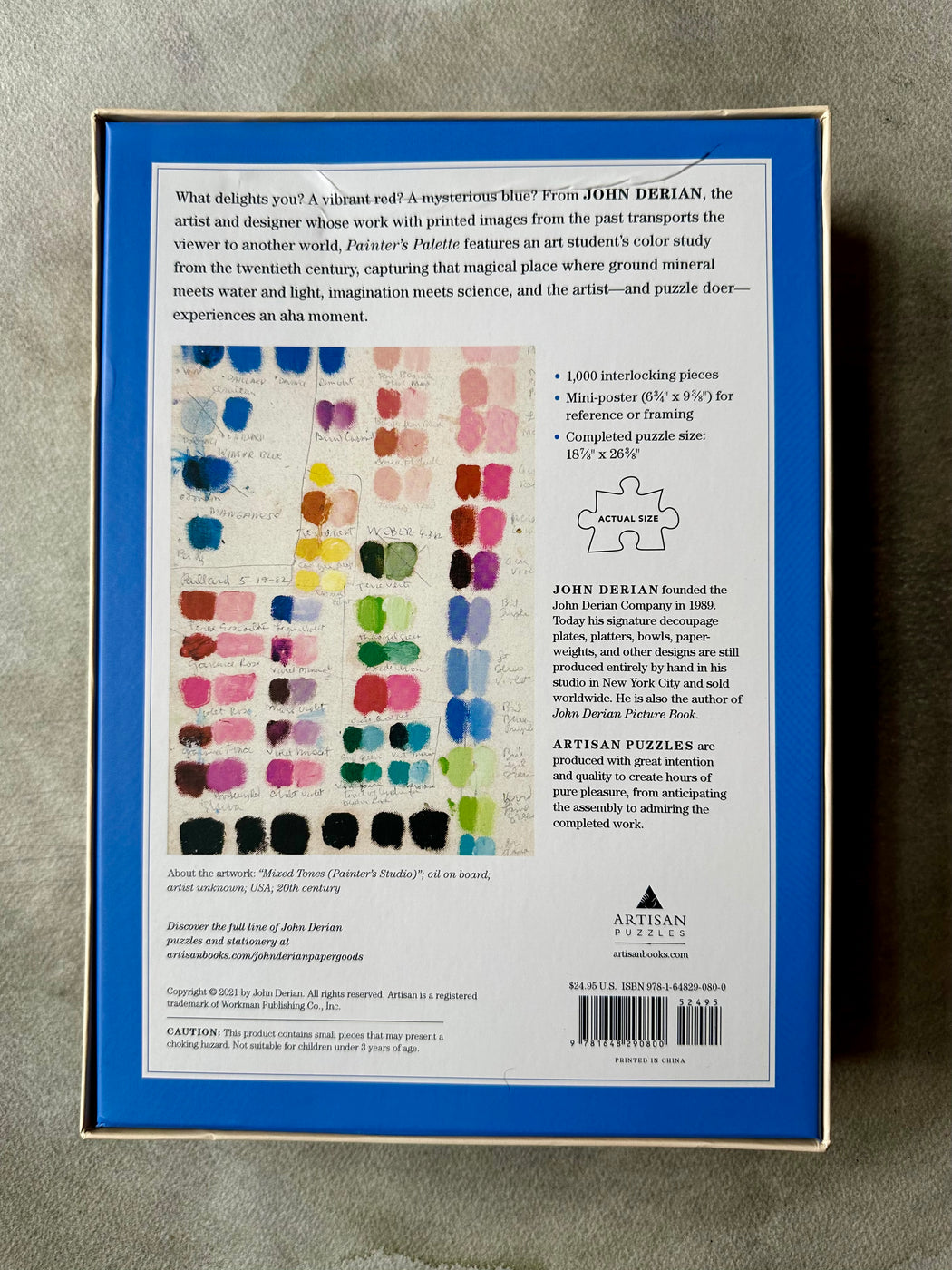 John Derian "Painter's Palette" Puzzle