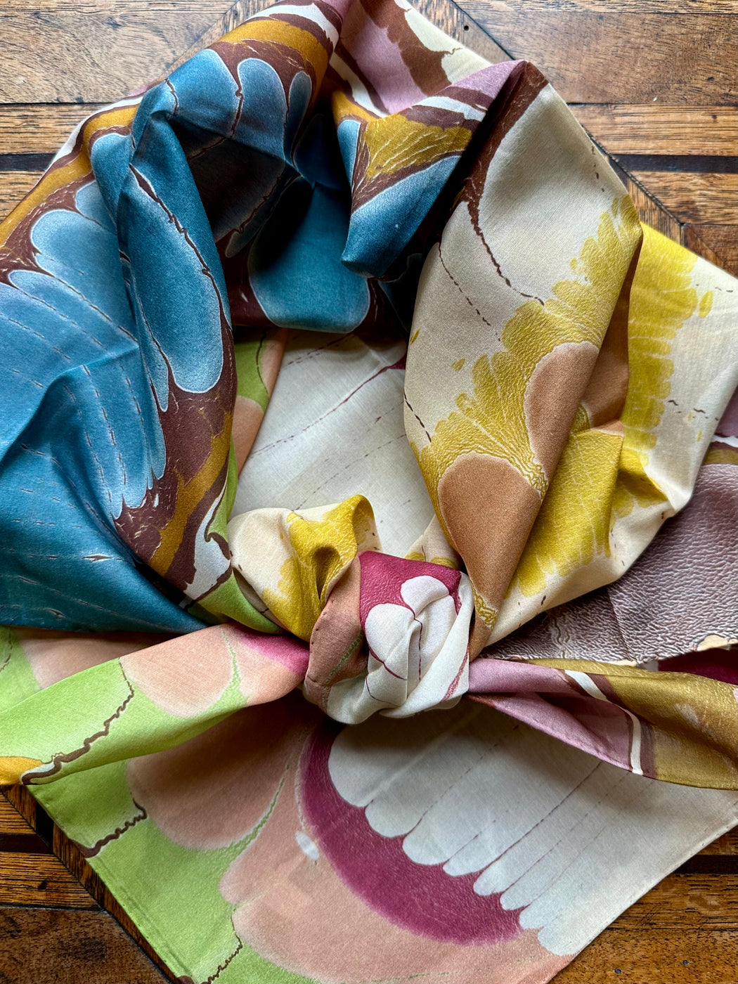 Larrge Silk Scarf by Mercedes Rex