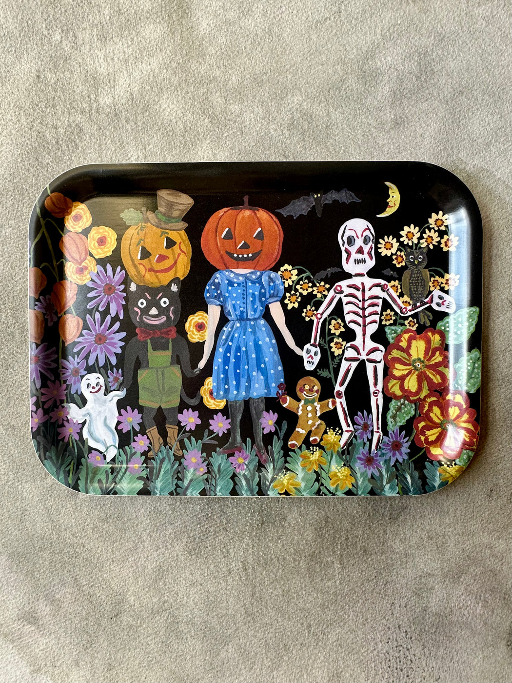 Nathalie Lete "Halloween" Small Birchwood Tray