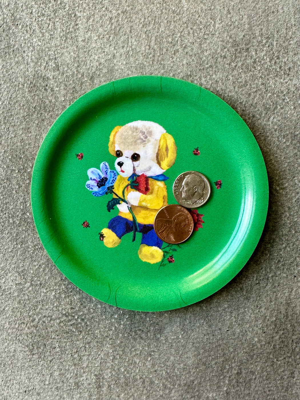 Nathalie Lete "Teddy Bear" Mini Birchwood Tray