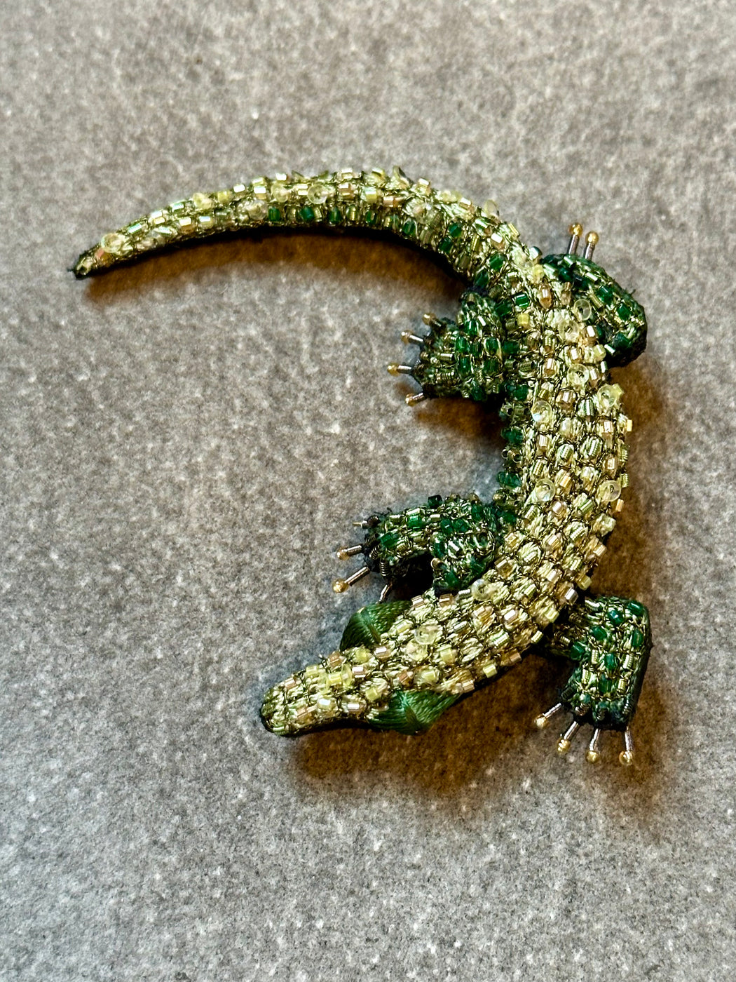 "Crocodile" Brooch by Trovelore