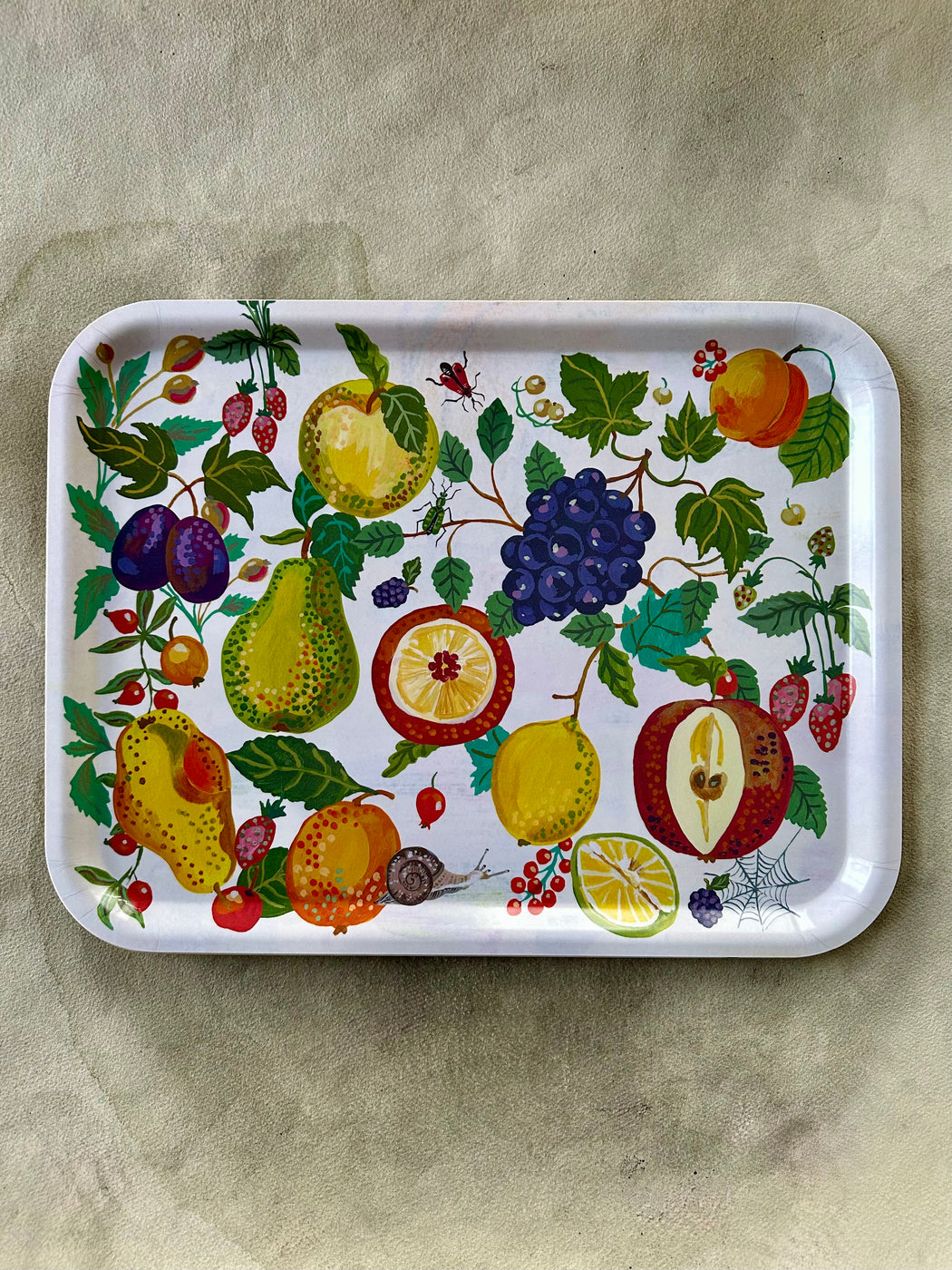 Nathalie Lete "Fruits" Birchwood Tray