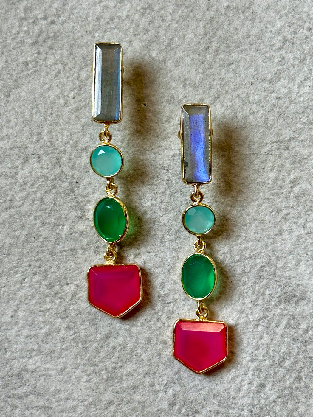 "Geometry Lessons" Drop Earrings