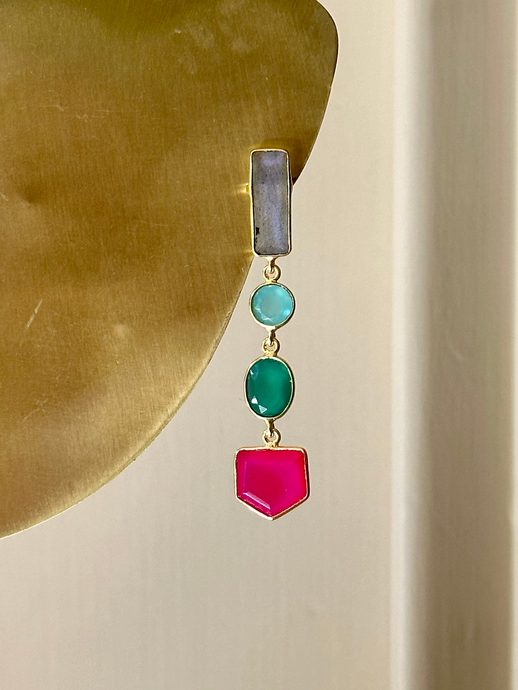 "Geometry Lessons" Drop Earrings
