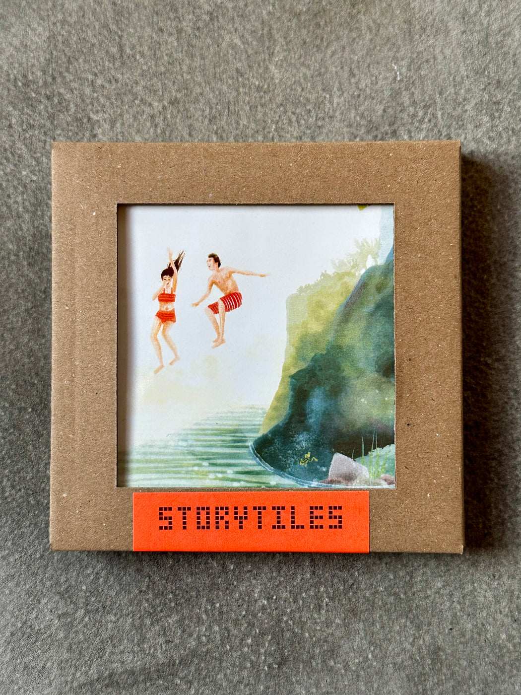 "Dare to Jump" Story Tile by Esther Sepers