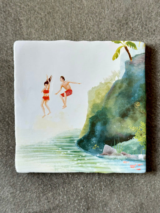 "Dare to Jump" Story Tile by Esther Sepers